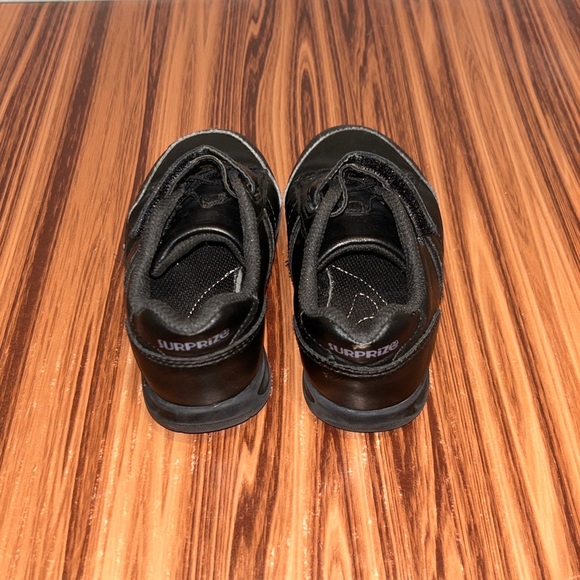 Darrell Toddler Boys Velcro & Lace Black Dress Shoes, Sizes 8 - Picture 6 of 8